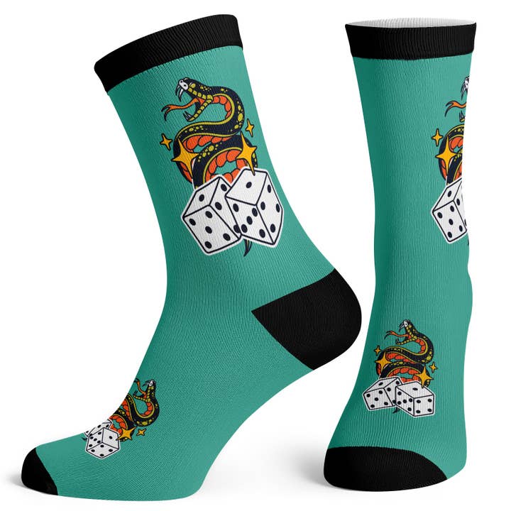 Snake Eyes Socks for wholesale by Socks To Be You