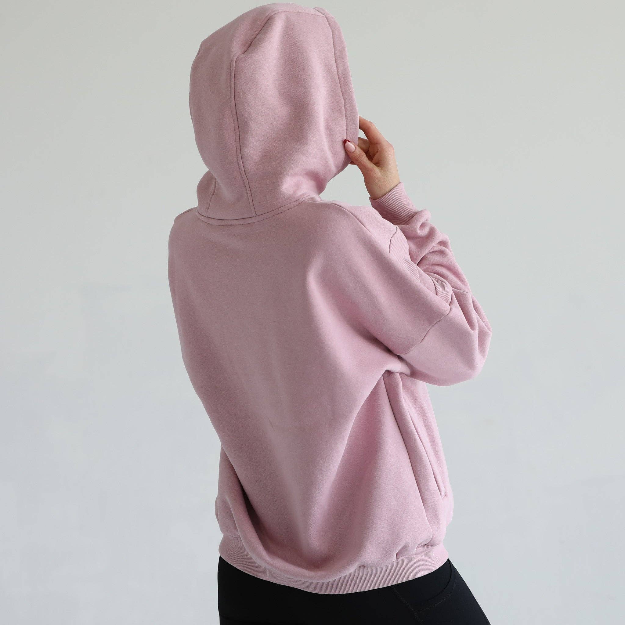 Lavender Smoke Isabella Ultra Soft Oversized Nursing & Pregnancy Hoodie (Lavender Smoke) for wholesale on Faire4