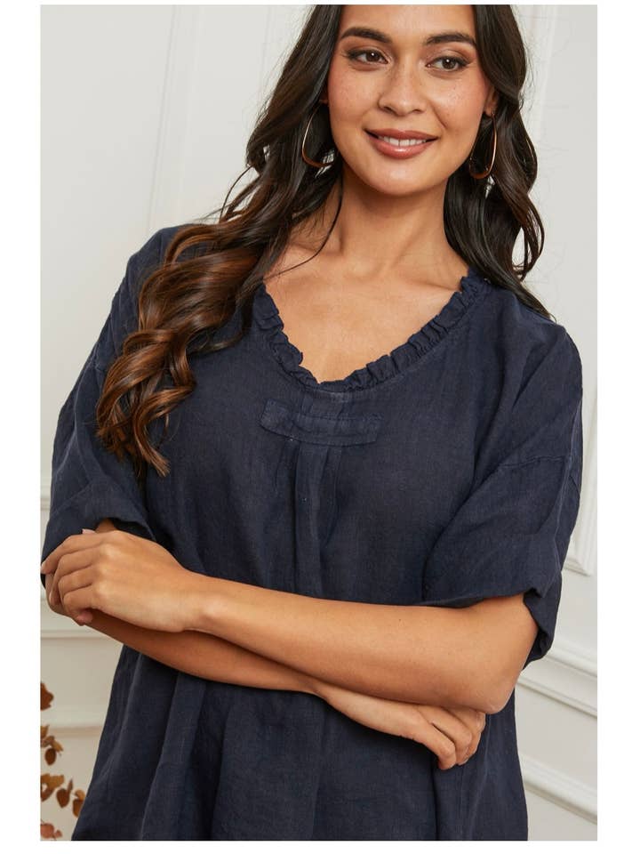 LÉA & LUC - Wholesale Tunic - Women's - 100% Linen Tunic REF.1076862