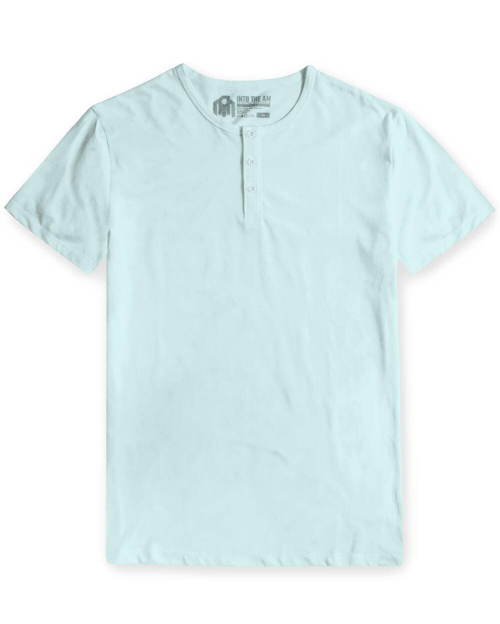 INTO THE AM – Engroshandel T-shirt – til mænd – Herre T-shirt med korte ærmer og henley-udskæring39