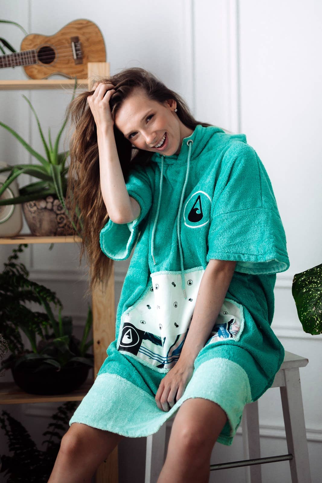 Inventsports Limited - Wholesale Poncho - Dames - Wave-Hawaii LIZ poncho / omkleedponcho13