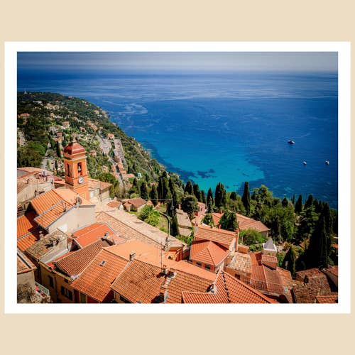 Kunstdruck an der französischen Riviera (11x14): Entlang der Côte d'Azur für den Großhandel von Charlotte to Paris