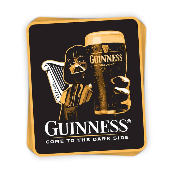 Guinness Darth Vader (Decal) for wholesale by Let's Get This Thread