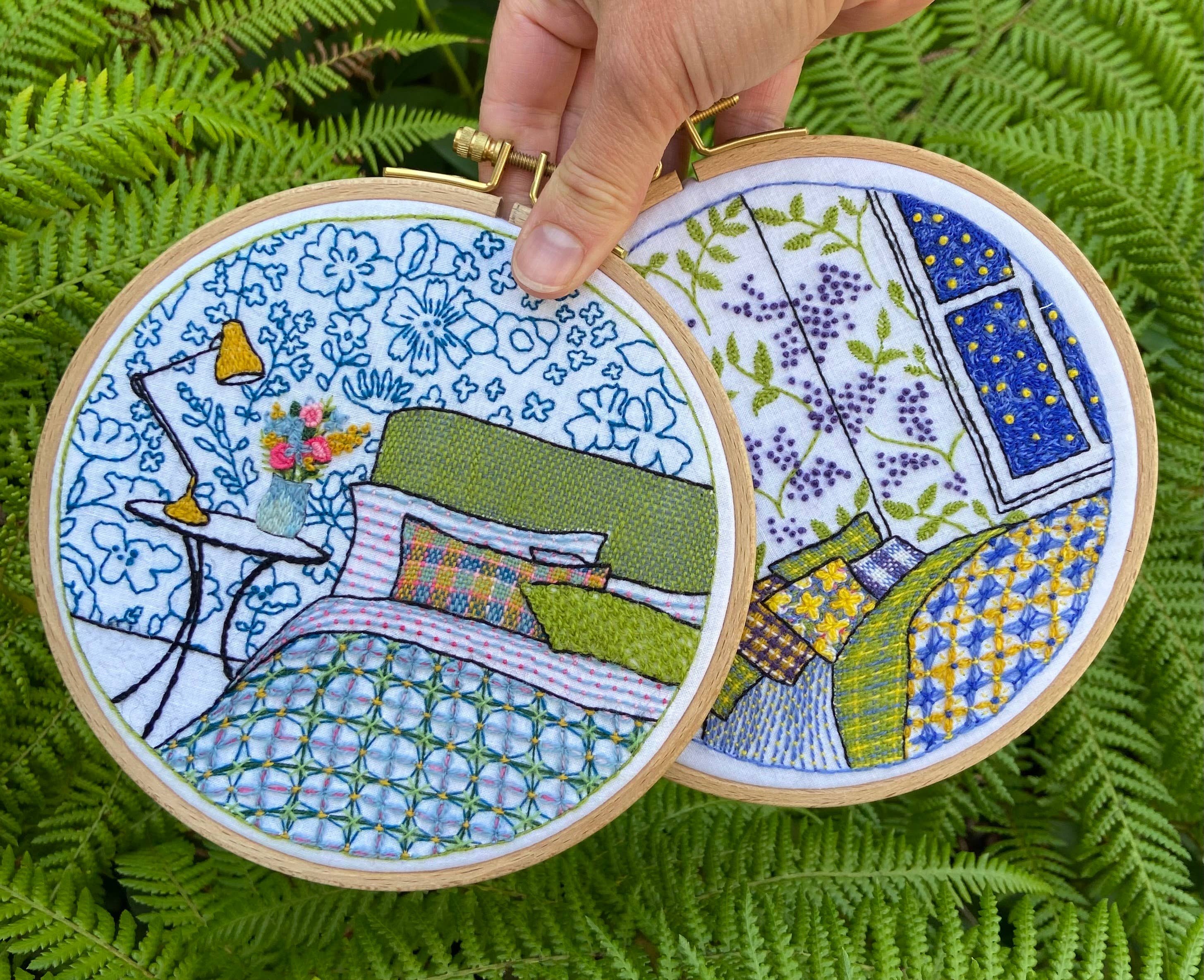 Cream Tea and Lace - Wholesale Embroidery/Cross Stitch Supplies - embroidery kit midsummer, interior design modern hoop art5