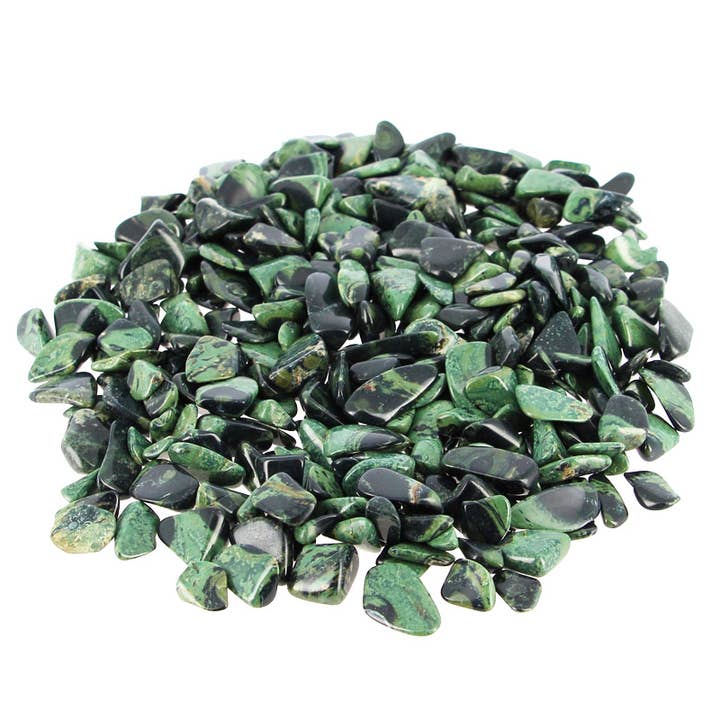 500 g de piedras enrolladas Jasper Kambamba EXTRA de Madagascar para venta al por mayor de Artisans de Madagascar