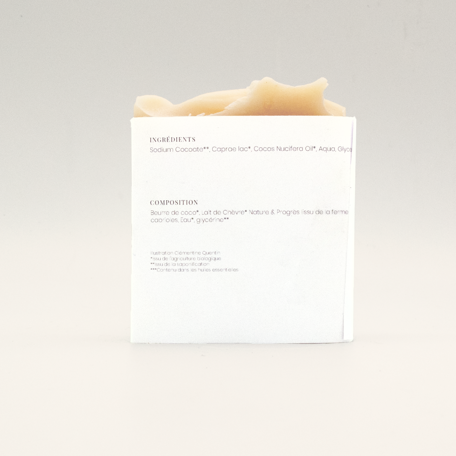 Ateliers la Brique - Wholesale Bar Soap - The milk carton3