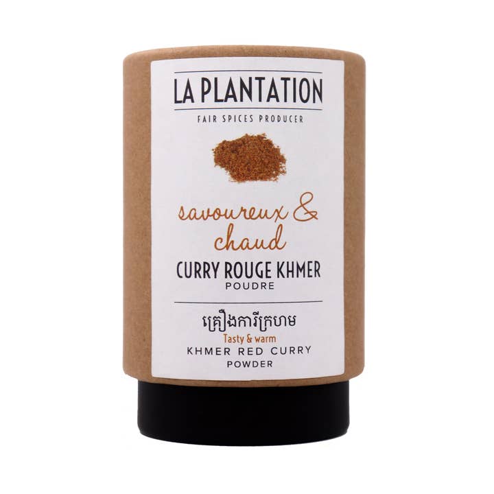 Red Khmer Curry 50g Tube for wholesale by La Plantation Fair Spices