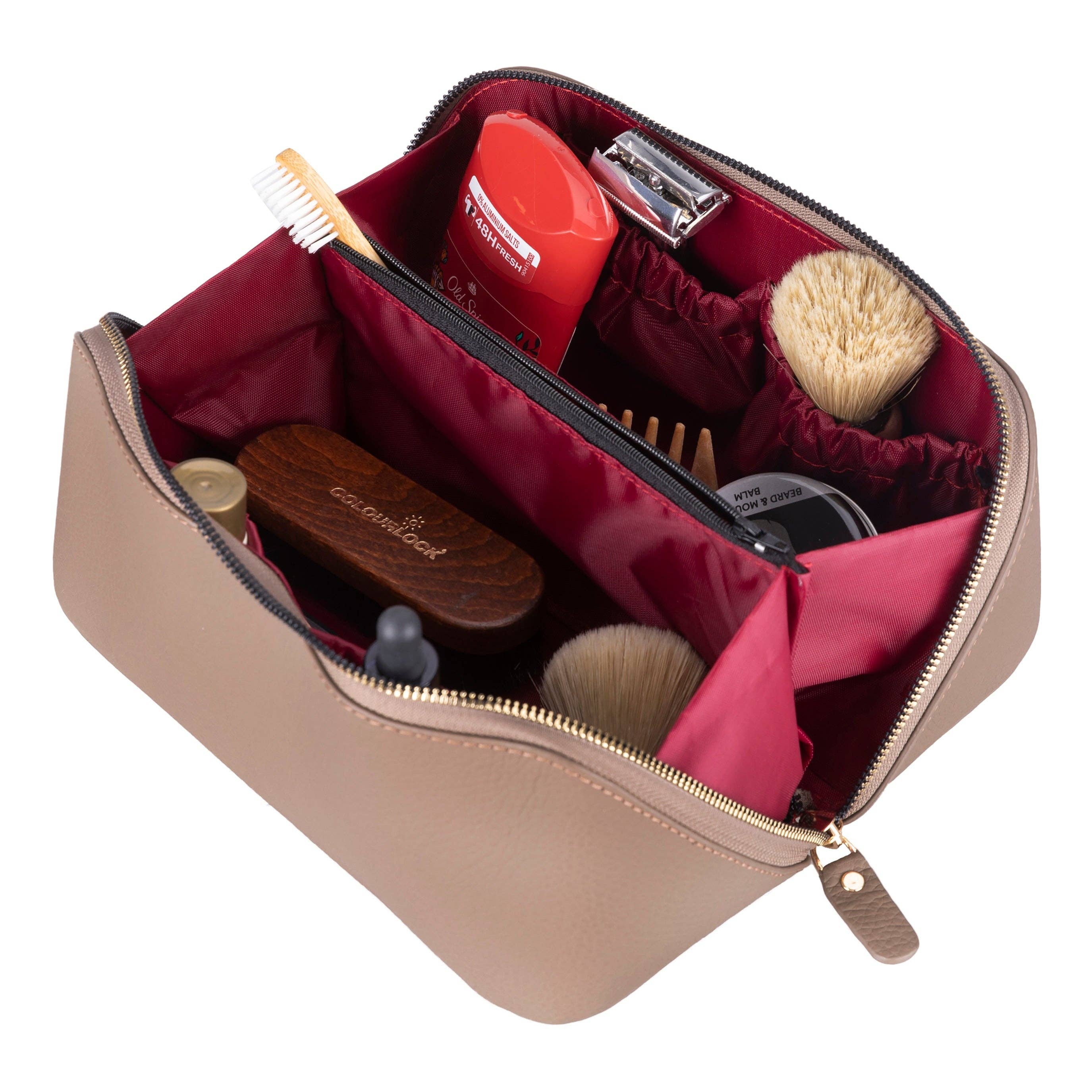 Lupinny Leather - Vente Trousses de maquillage/cosmétique - Trousse de maquillage en cuir Ellati – Trousse de toilette et étui de voyage durable54