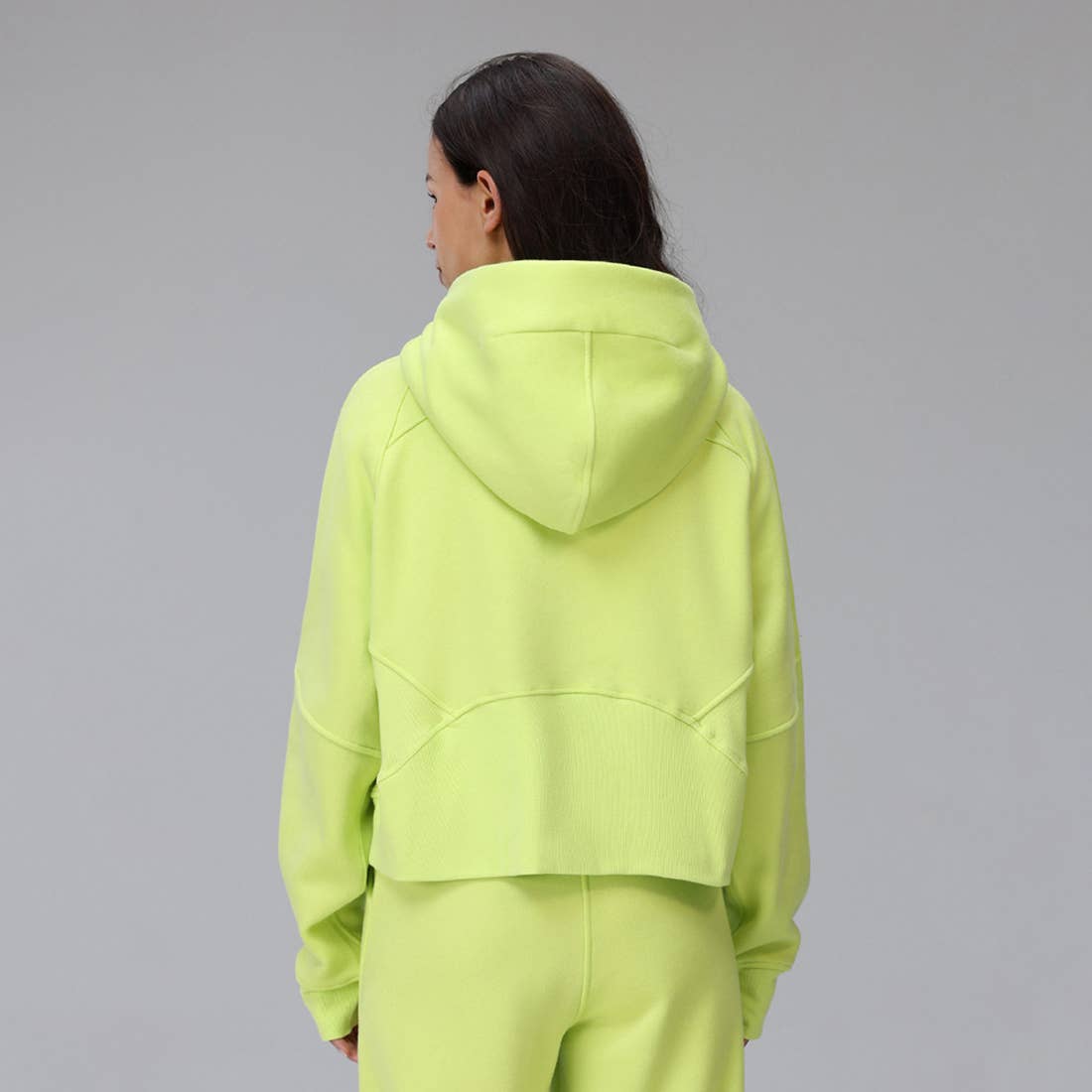 Sodalemon - Wholesale Hoodie - Women's - Women Cropped Fleece Hooded Hoodie3