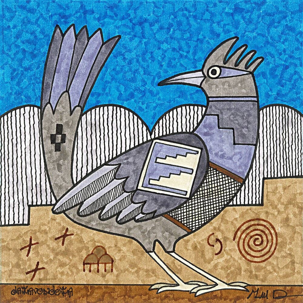 Fourth World Design - Wholesale Art Print - Hospowi - Roadrunner0