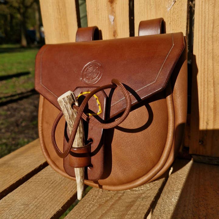 Scottish Style  Belt Pouch | Sporran for wholesale by Journeyman Handcraft