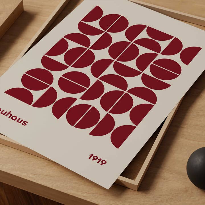 D'LUXE PRINTS - Wholesale Poster - Bauhaus 1919 Exhibition Print2