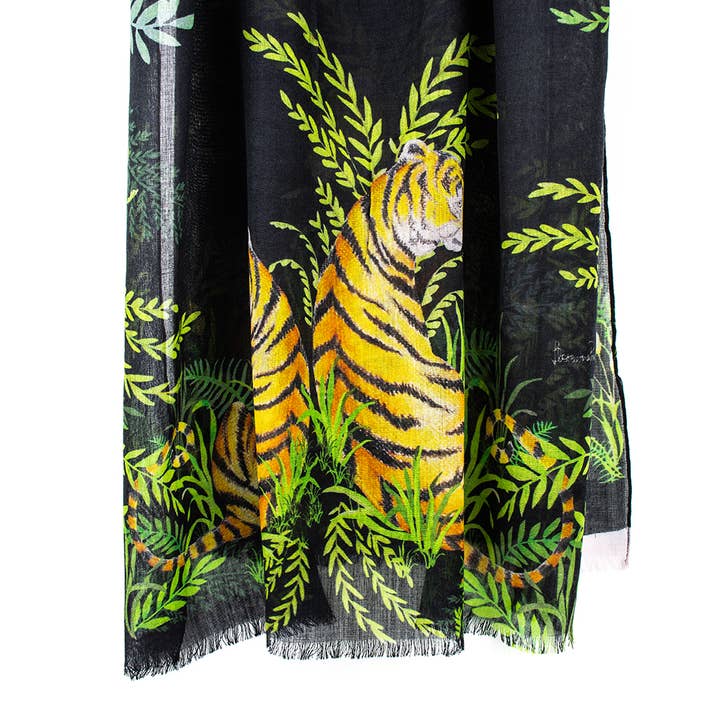 Tigre Pashmina Gris for wholesale by Florentina Fischer