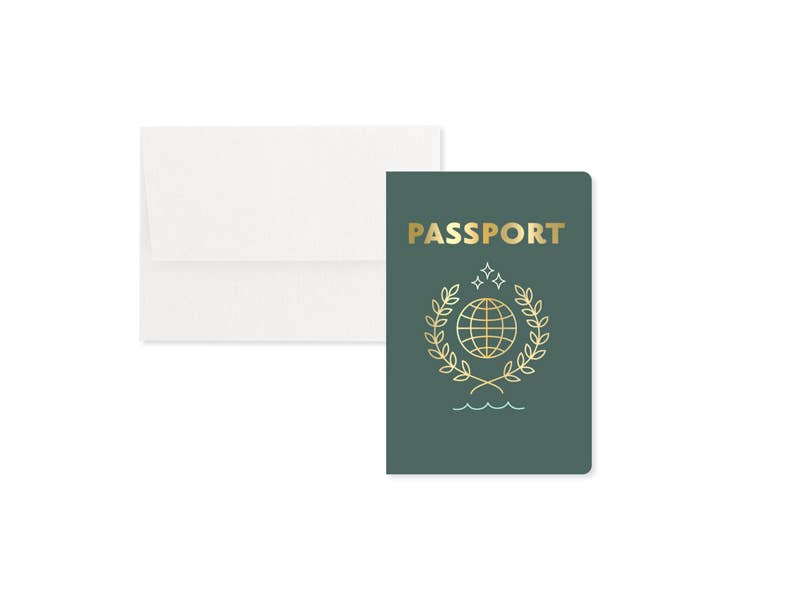 UWP Luxe - Wholesale Everyday Greeting Card - Passport Pop-Up Card1