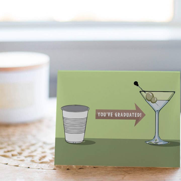 Du hast deinen Abschluss gemacht! Glückwunschkarte für den Großhandel von CardCraft