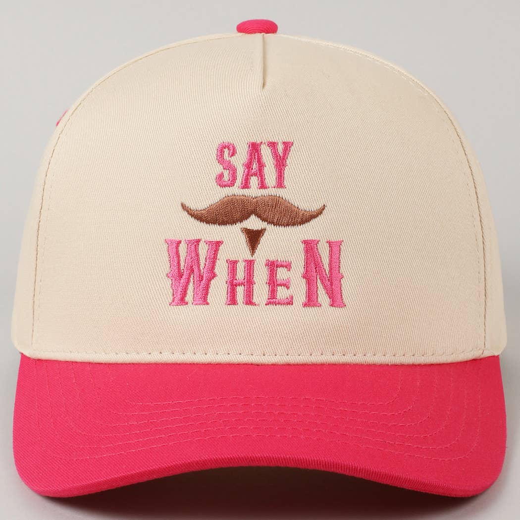 Fashion City - Wholesale Trucker Hat - Unisex - Say When  Mustache Tombstone Two-Tone Trucker Hat4