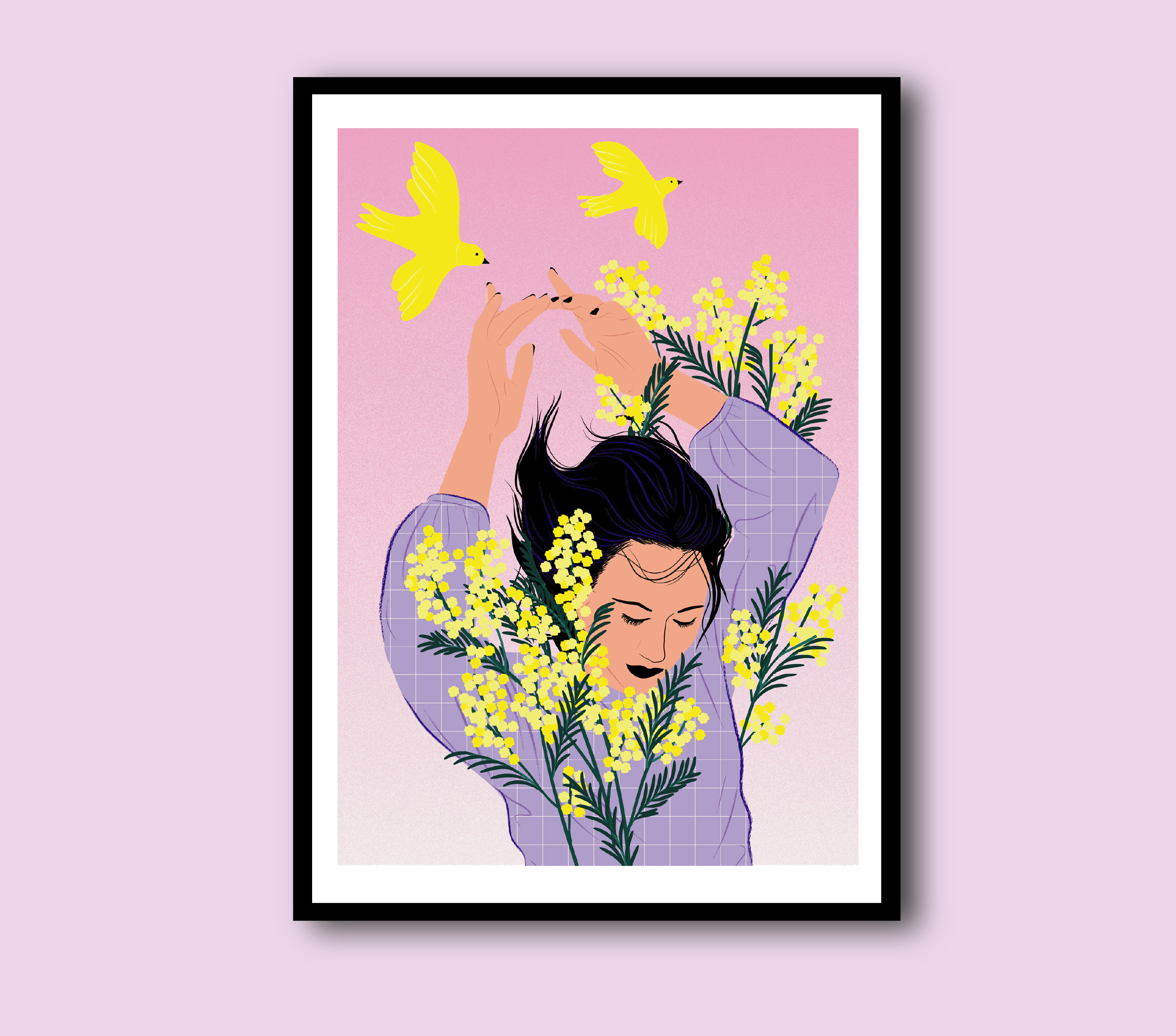 PALM illustrations - Wholesale Poster - NEW Poster - Mimosa Lover0