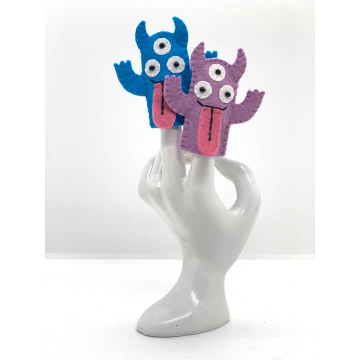 Lumpy Buttons - Wholesale Finger Puppet - Kids & Baby - Monster Felt Finger Puppet8