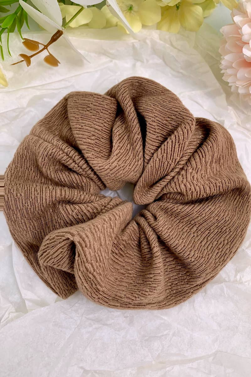 BYREN | ÉLINE L'ATELIER - Wholesale Hair Accessories Set - Women's - Textured Elastic Scrunchies FQ864