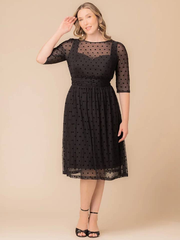 Vita Midi Cocktail Dress for wholesale by Kiyonna