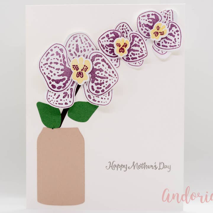 Mors dag: Orkidé-kort för wholesale av Andoria Paper