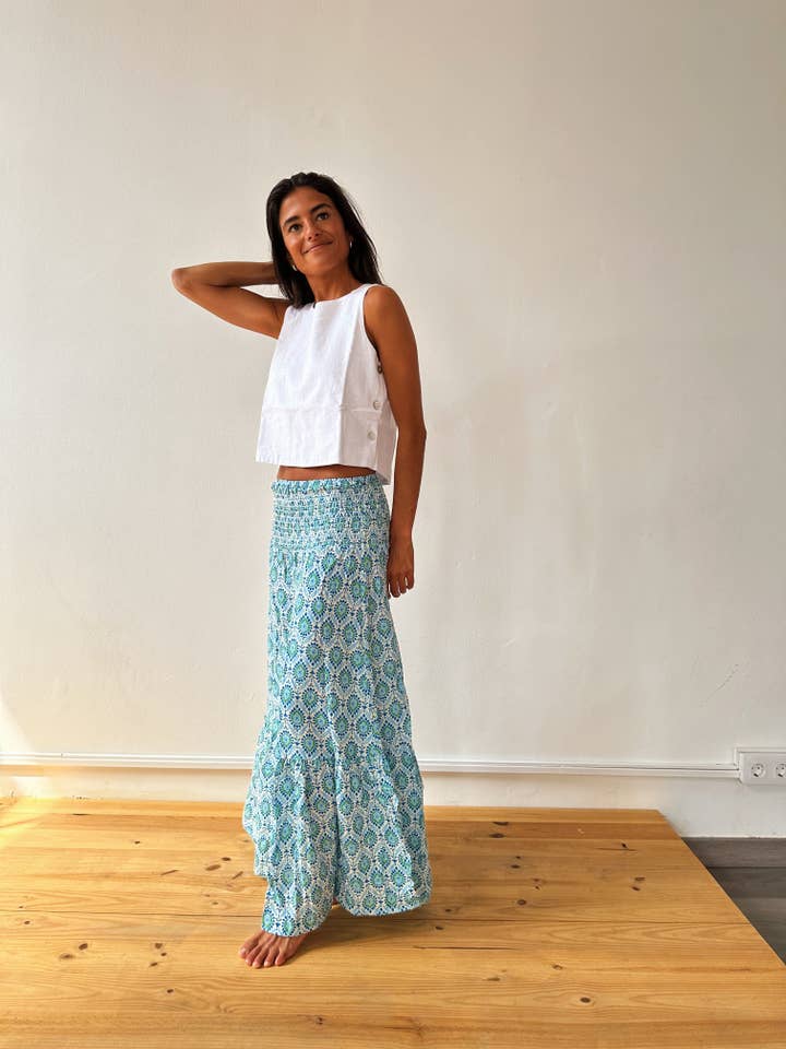 Blå glimmerkjol för wholesale av MindTraveler