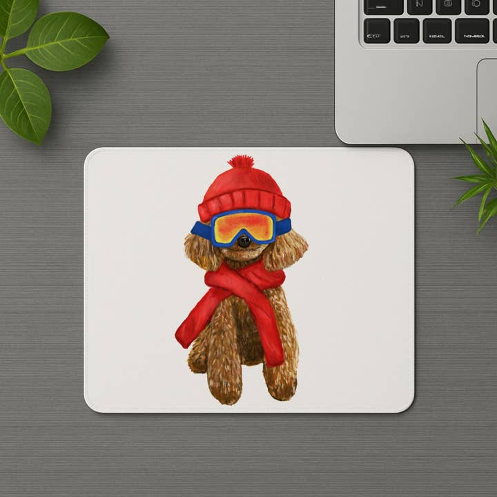 MerikaArt - Wholesale Mousepad/Trackpad - Winter Poodle Dog Mousepad4