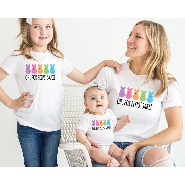 Oh For Peeps Sake Shirt, Easter Peeps Shirt, Easter Shirt, for wholesale by Tee Story