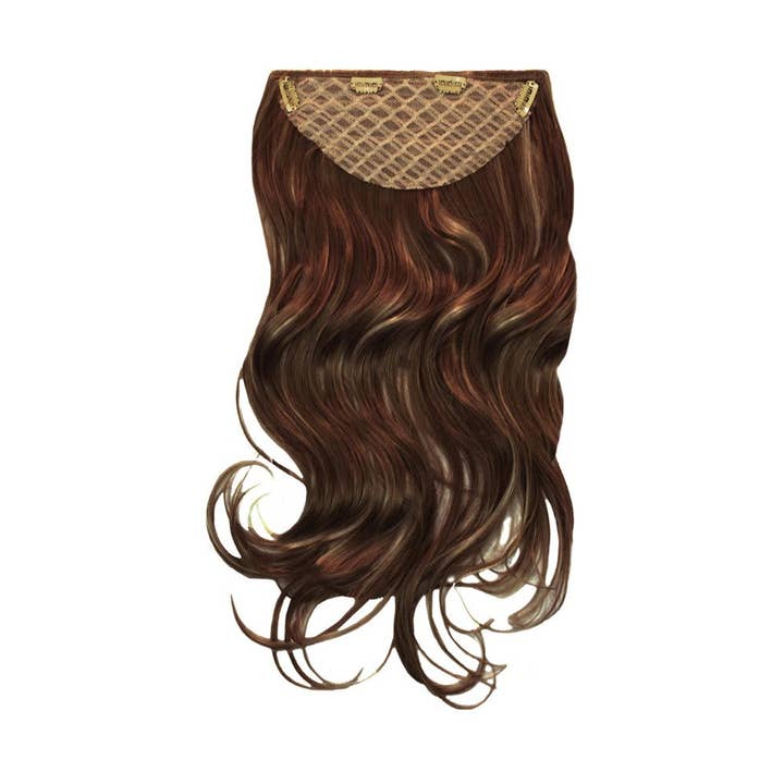 Mia Clip-N-Hair - 22" Clip - Medium Bruin voor wholesale door Mia