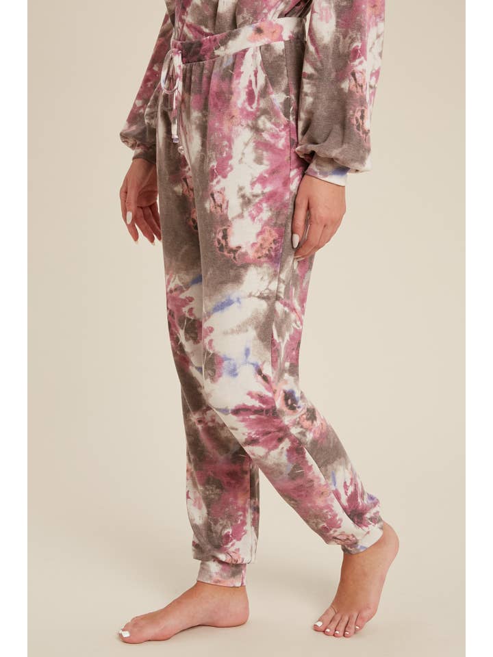 Bluivy - Wholesale Lounge Sweatpants/Joggers - Women's - TIE-DYE JOGGER PANTS