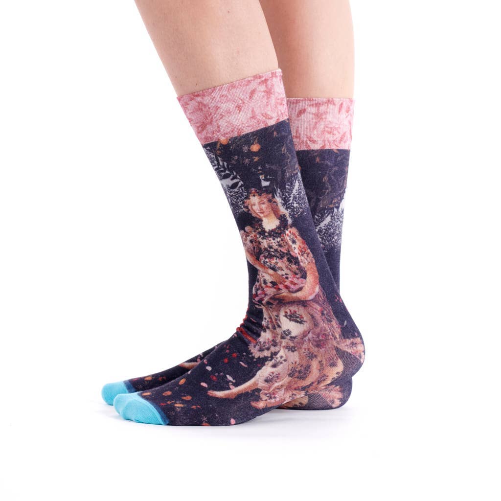 Ruban Rouge - Wholesale Socks – Women's - Primavera Bamboo Red Ribbon Sock2