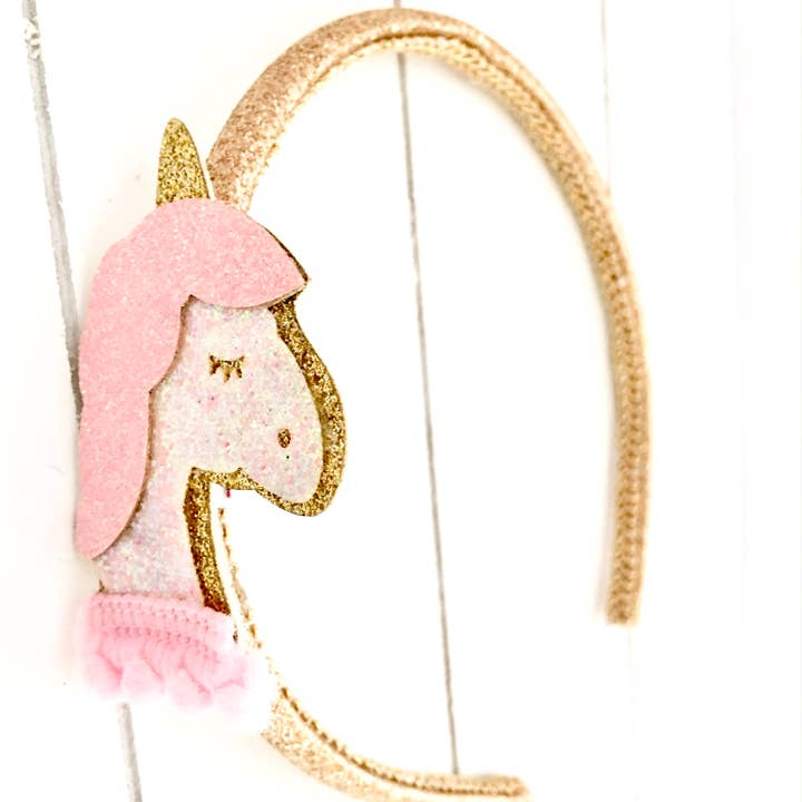 Pimpilotta - Wholesale Hair Clip - Kids - Glitter collection - gold glitter headband with glitter figure5