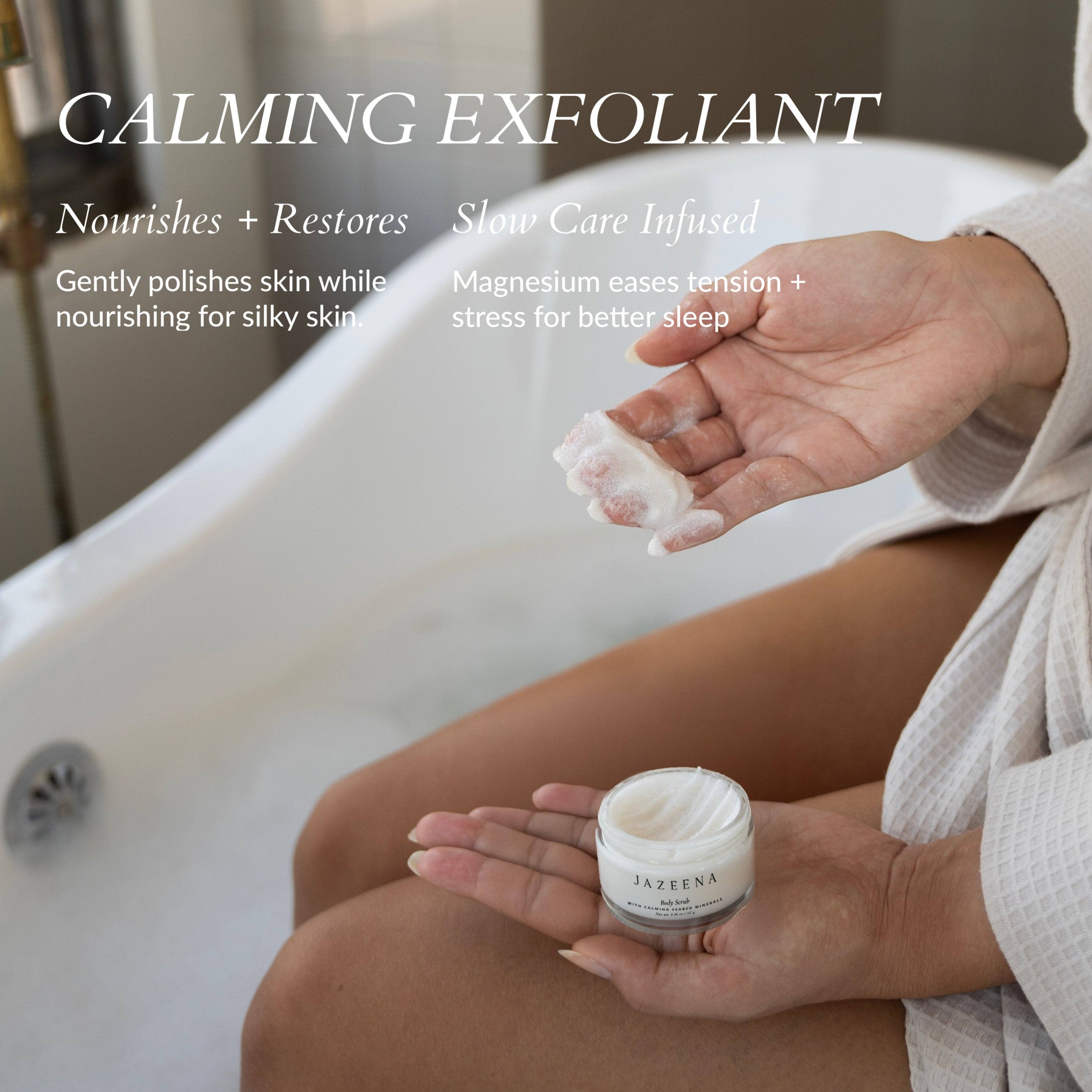 Jazeena - Wholesale Bath & Body Set - 3-pc Self-Care Mini Ritual Set | Scrub, Shave, Candle5