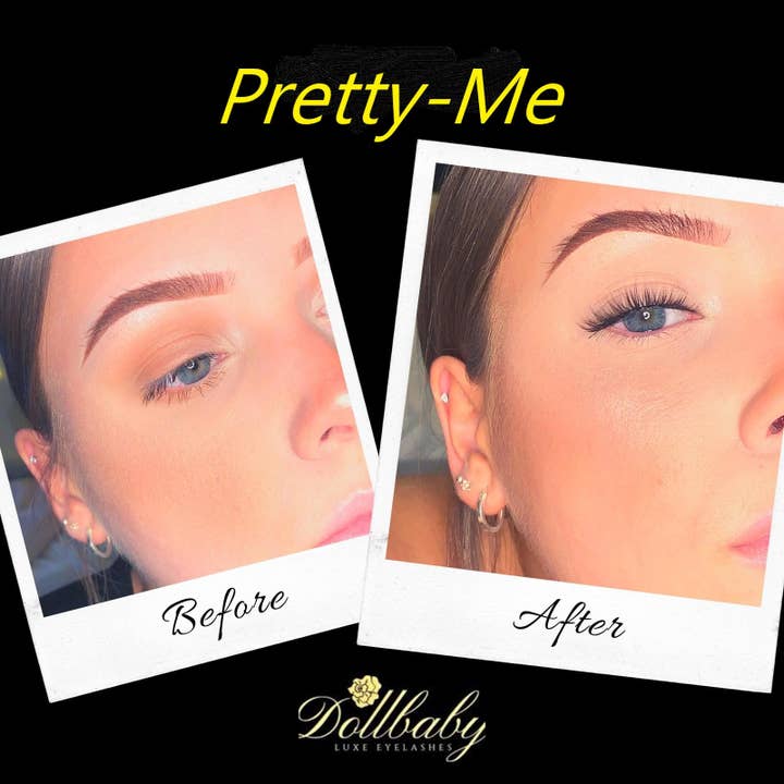 Dollbaby London Lashes - Wholesale False/Fake Eyelashes - Pretty Me Tapered Natural Strip Eyelashes