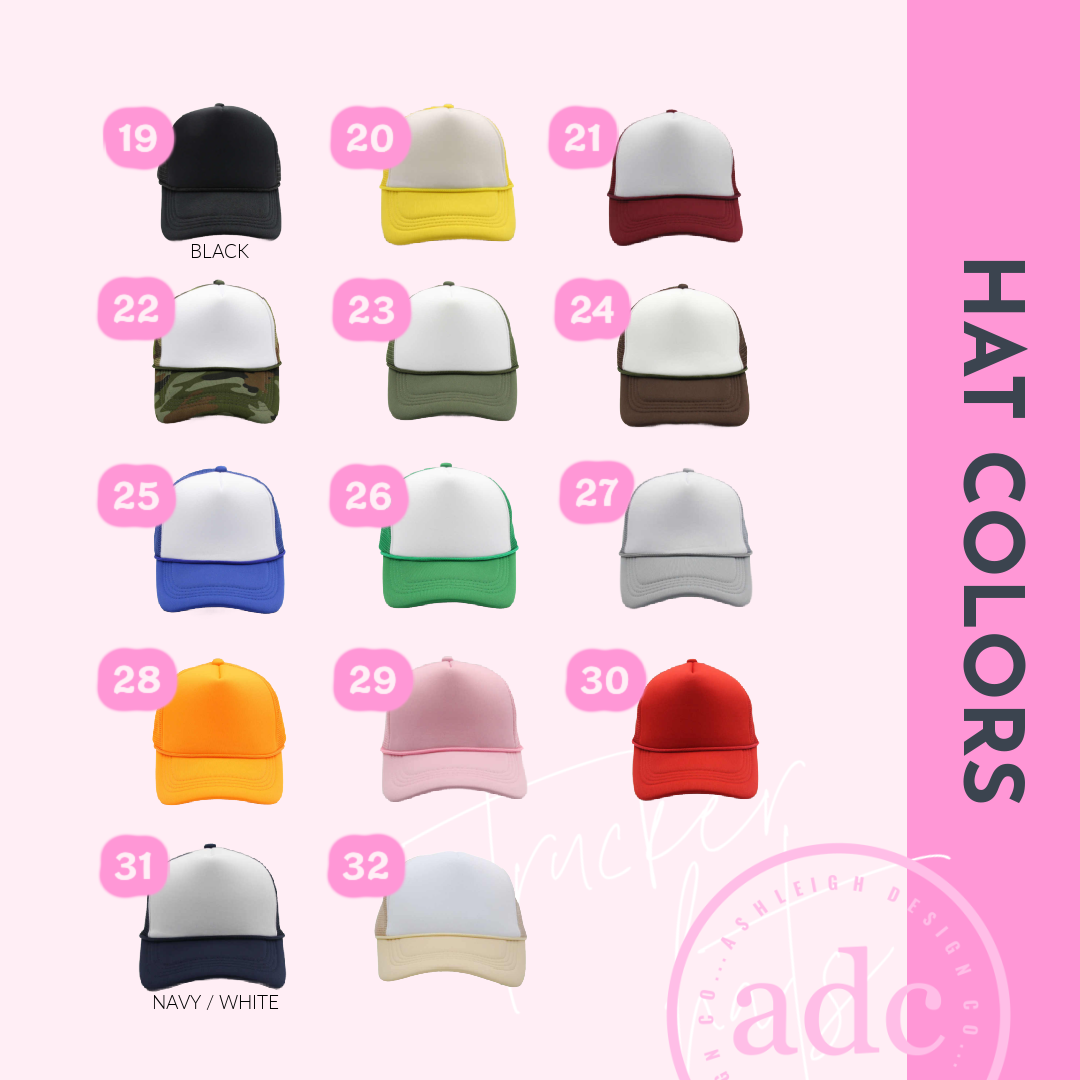 AshleighDesignCo - Wholesale Trucker Hat - Unisex - Custom Trucker Hats3