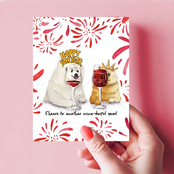 Liyana Studio - Wholesale New Year's Card - Cheers New Year - Funny Holiday Card