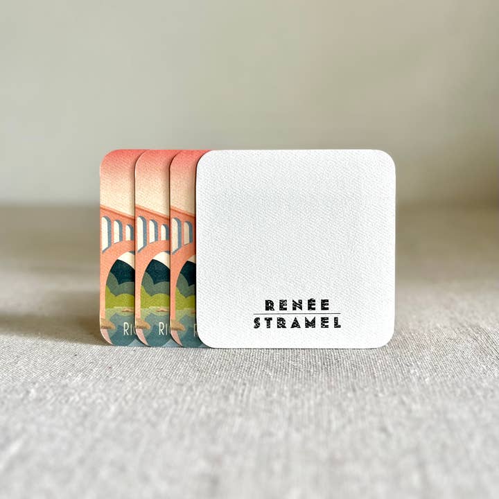 Renée Stramel - Wholesale Coasters - Richmond, VA Paper Coaster Set - Set of 4 Coasters2