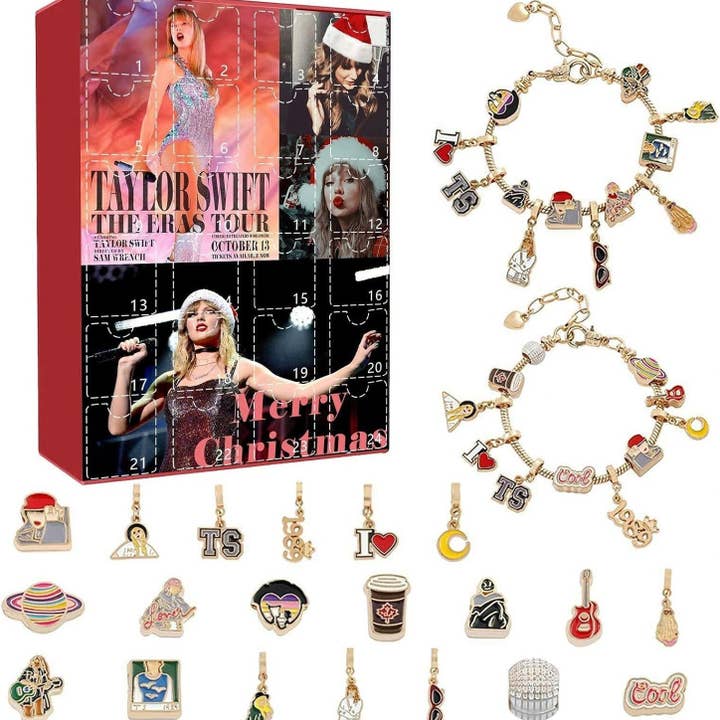 Little Trendy - Wholesale Jewelry Set - Taylor Swift TS blind bracele box bead bracelet set6