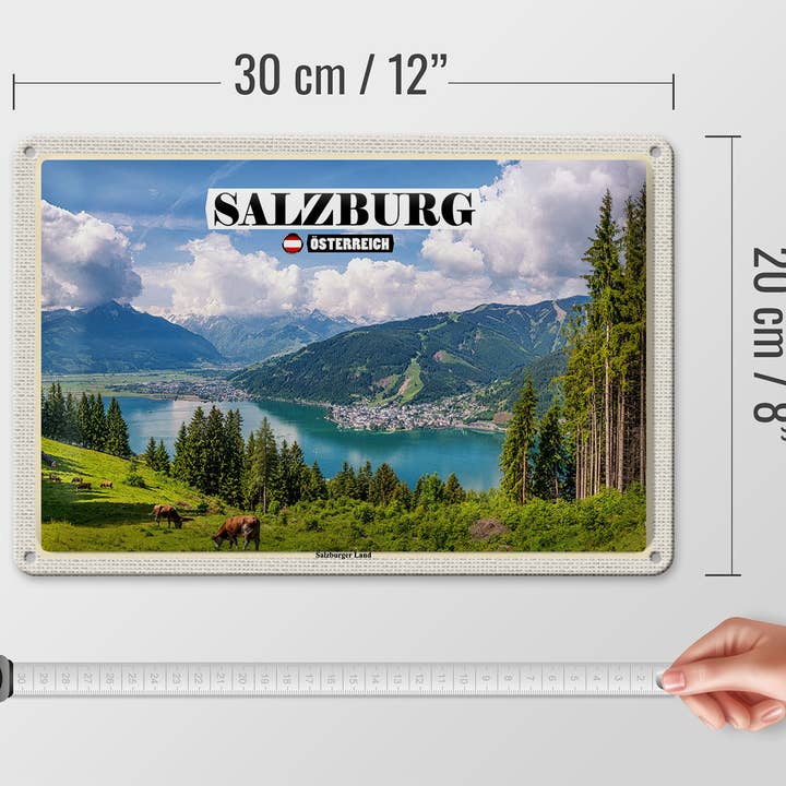 Femer - Wholesale Sign - Austrian Salzburger Land Nature Travel Sign 30x20cm3
