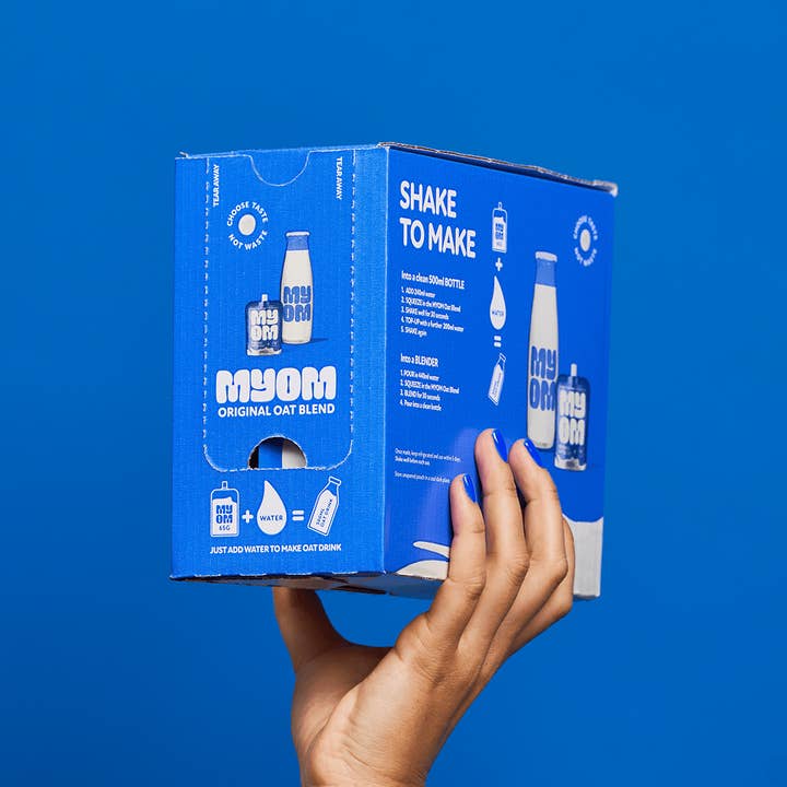 MYOM – wholesale Non-dairy milk – MYOM 500ml Oat Milk Blend Case of 48 x 65g (Makes 24 litres)4