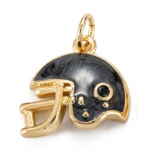 *Anhänger für Fußballhelme für den Großhandel von The Charm Bar Company