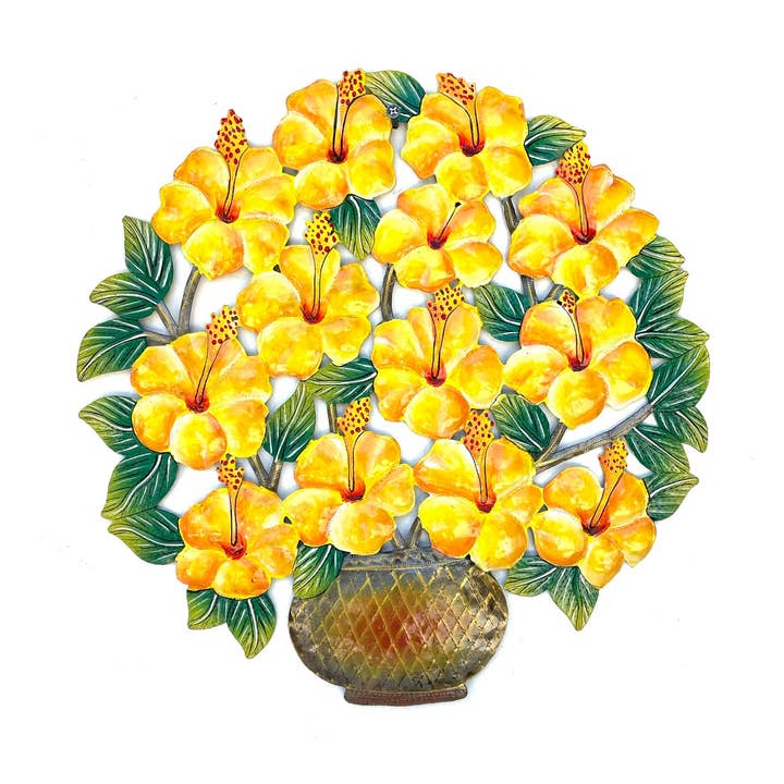 Moescadegele hibiscus voor wholesale door Papillon Wholesale