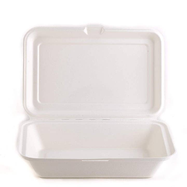 EcoQuality - Wholesale Food Storage Container - Compostable Biodegradable Take Out Food Containers with Clam2