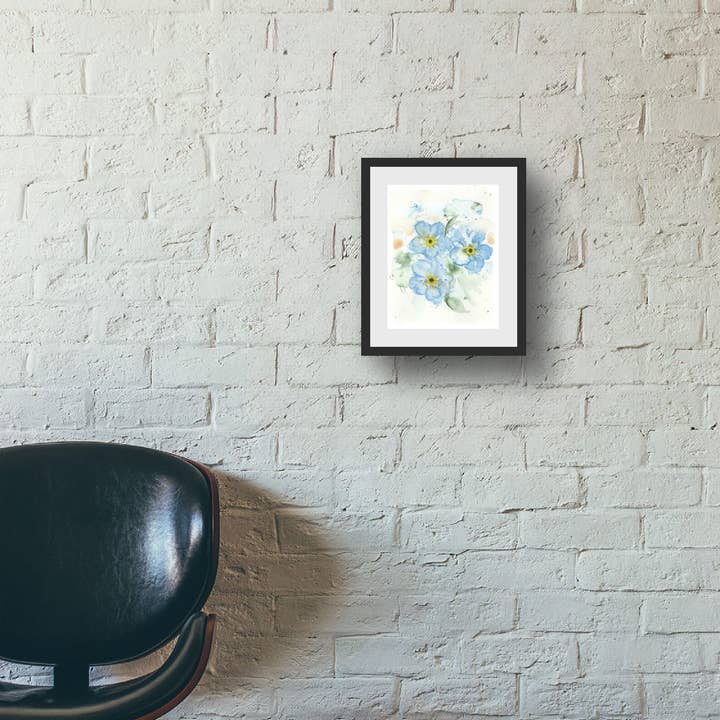 Maart Art - Wholesale Art Print - Embracing Memories: The Beauty of Forget-Me-Nots2