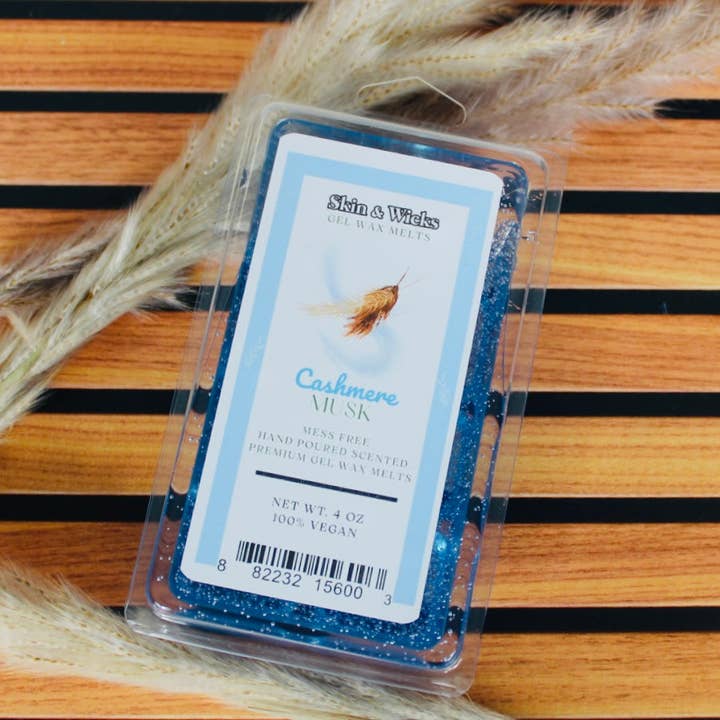 Cashmere Musk Gel Wax Melts for wholesale by Skin & Wicks