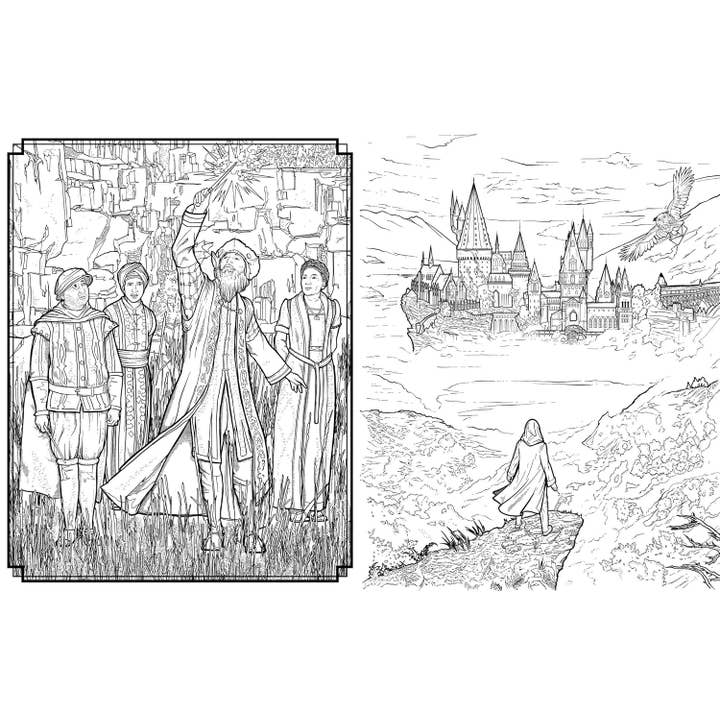 Cardshouse - Wholesale Coloring & Activity Book - Adult - Hogwarts Legacy: The Official Coloring Book Insight Editions6