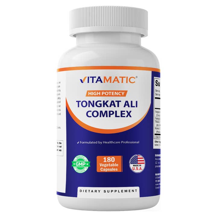 Vitamatic | Tongkat Ali Complex |180 Veg Capsules for wholesale by Vitamatic