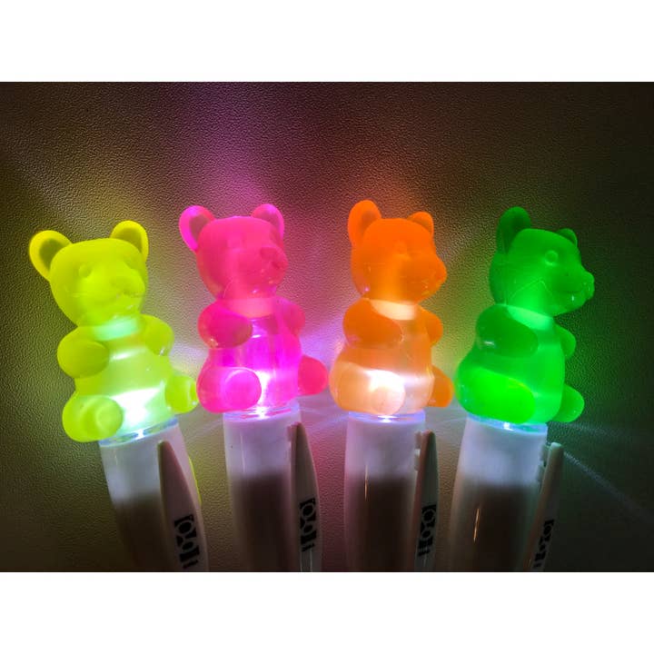 Geddes - Venta al por mayor Marcador fluorescente - Iluminador iluminado de oso gomoso perfumado 24/dsp