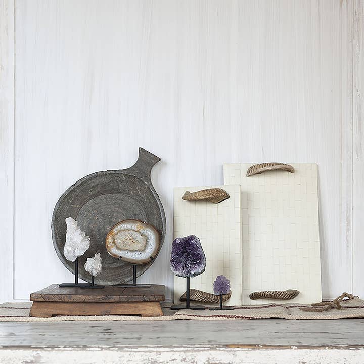 Blue Ocean Traders - Vente Pierre et cristal de spiritualité - Cluster en quartz avec socle, petit1