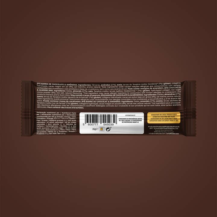 CORIAL FOODS - Wholesale Snack Bar - CHOCOLATE & ALMOND PROTEIN BAR4